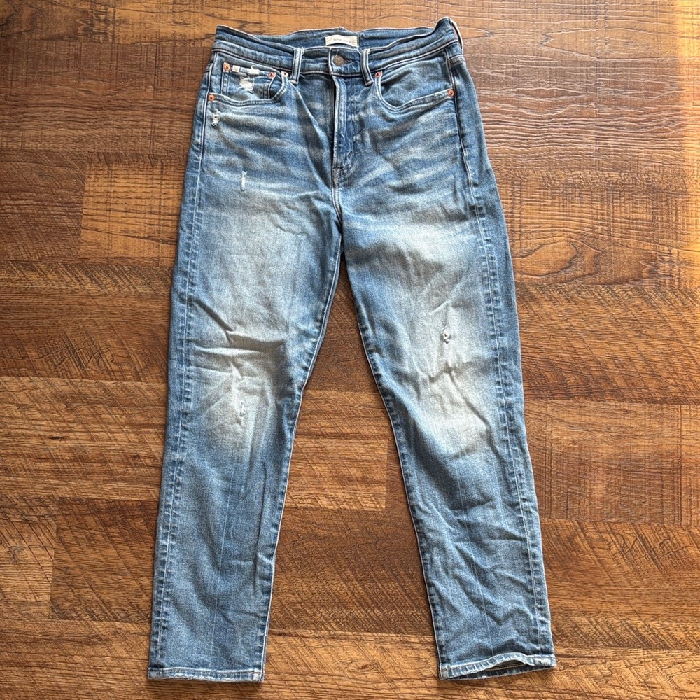 American Eagle Outfitters AEO Premium Classic Blue Mom Jeans